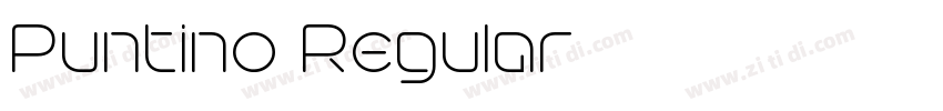Puntino Regular字体转换 Puntino Regular字体转换
